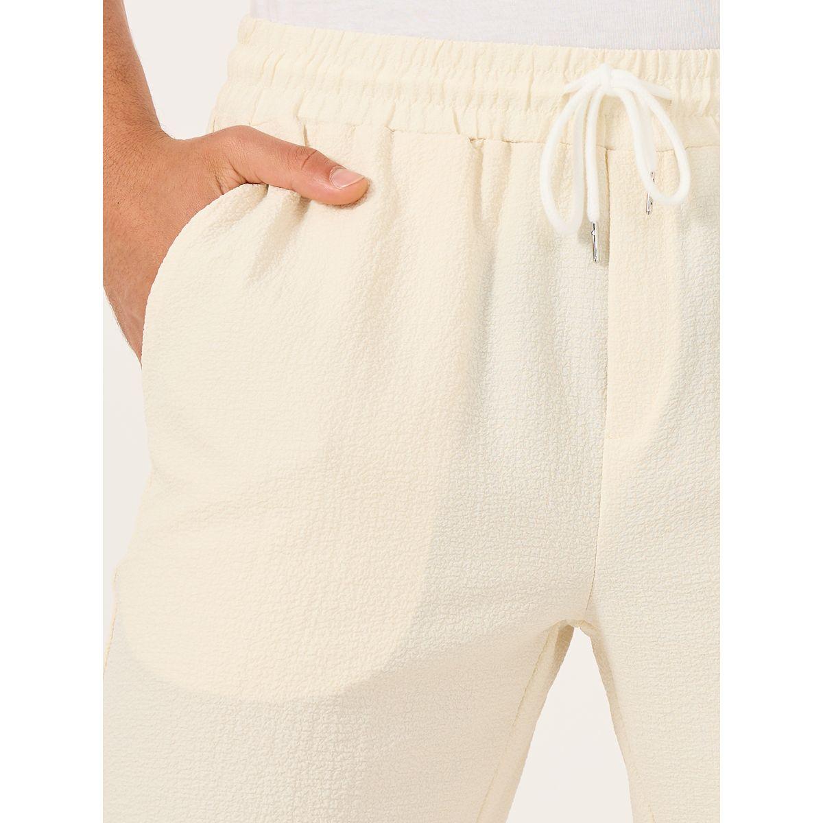 Styli Men Solid Drawstring Waist Shorts-men-clothing-bottoms-shorts-image-4