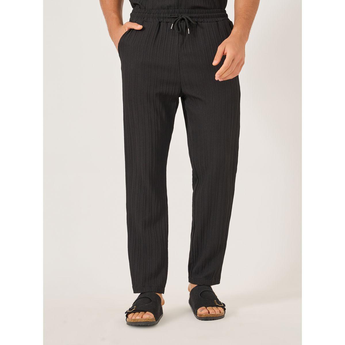 Styli Textured Camp Collar Shirt and Pants Co-Ords-men-clothing-coordsets-image-5