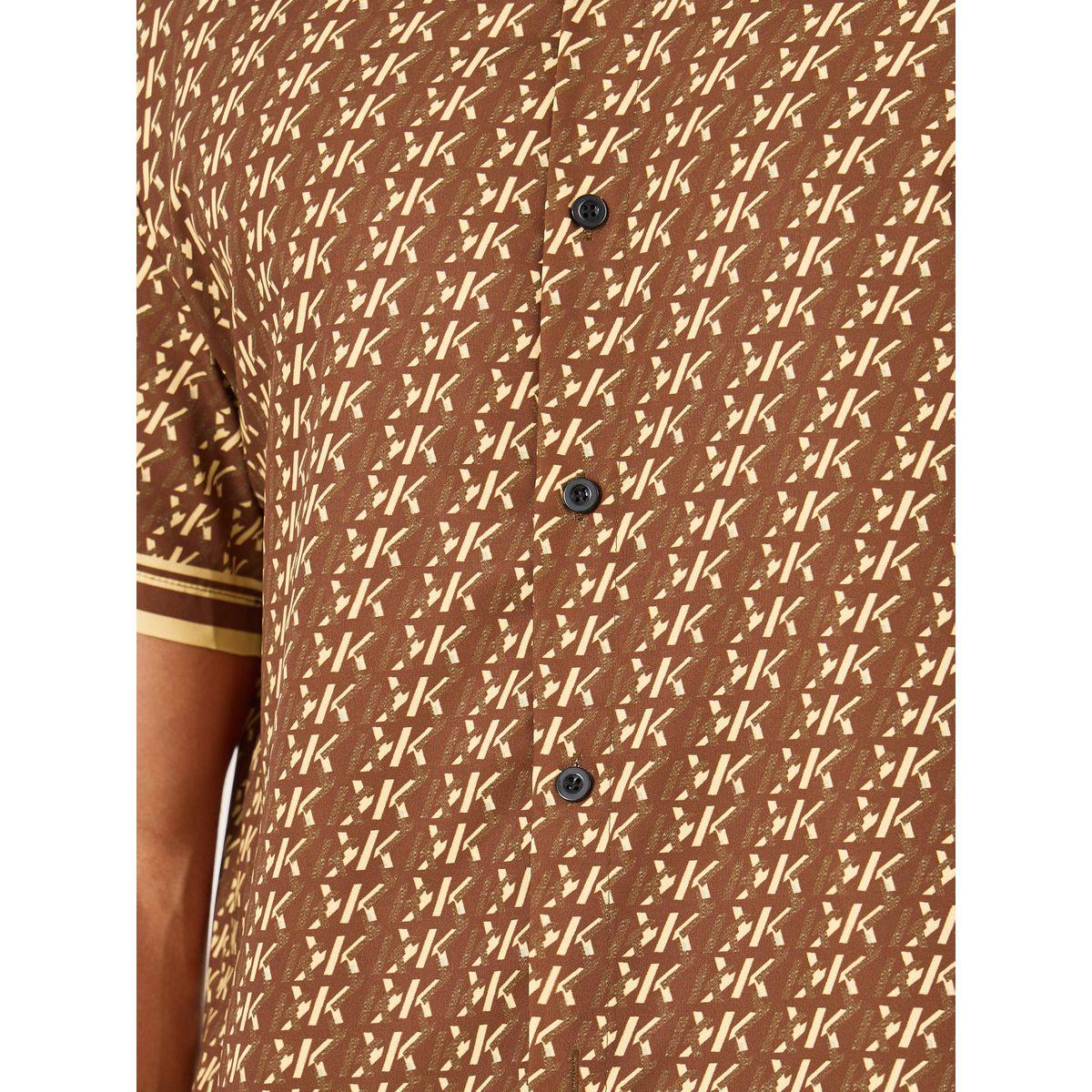 Styli All-Over Print Short Sleeve Shirt and Drawstring Shorts Co-Ords-men-clothing-coordsets-image-3