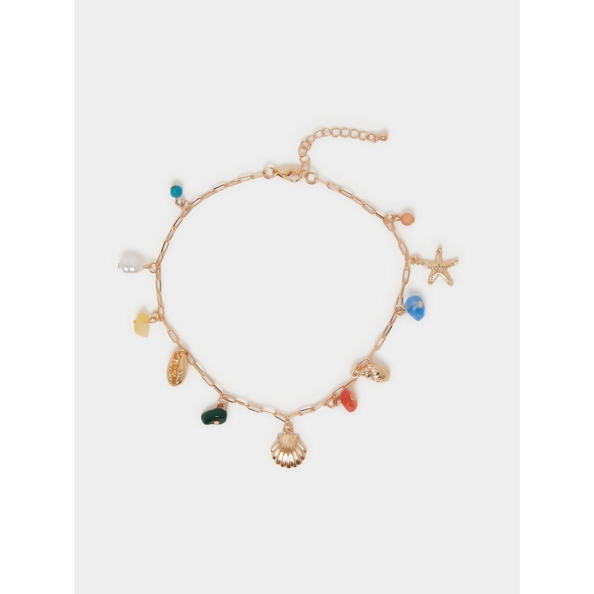 Styli Charm Drop Anklet-women-watchesandjewellery-jewellery-anklets-image-1