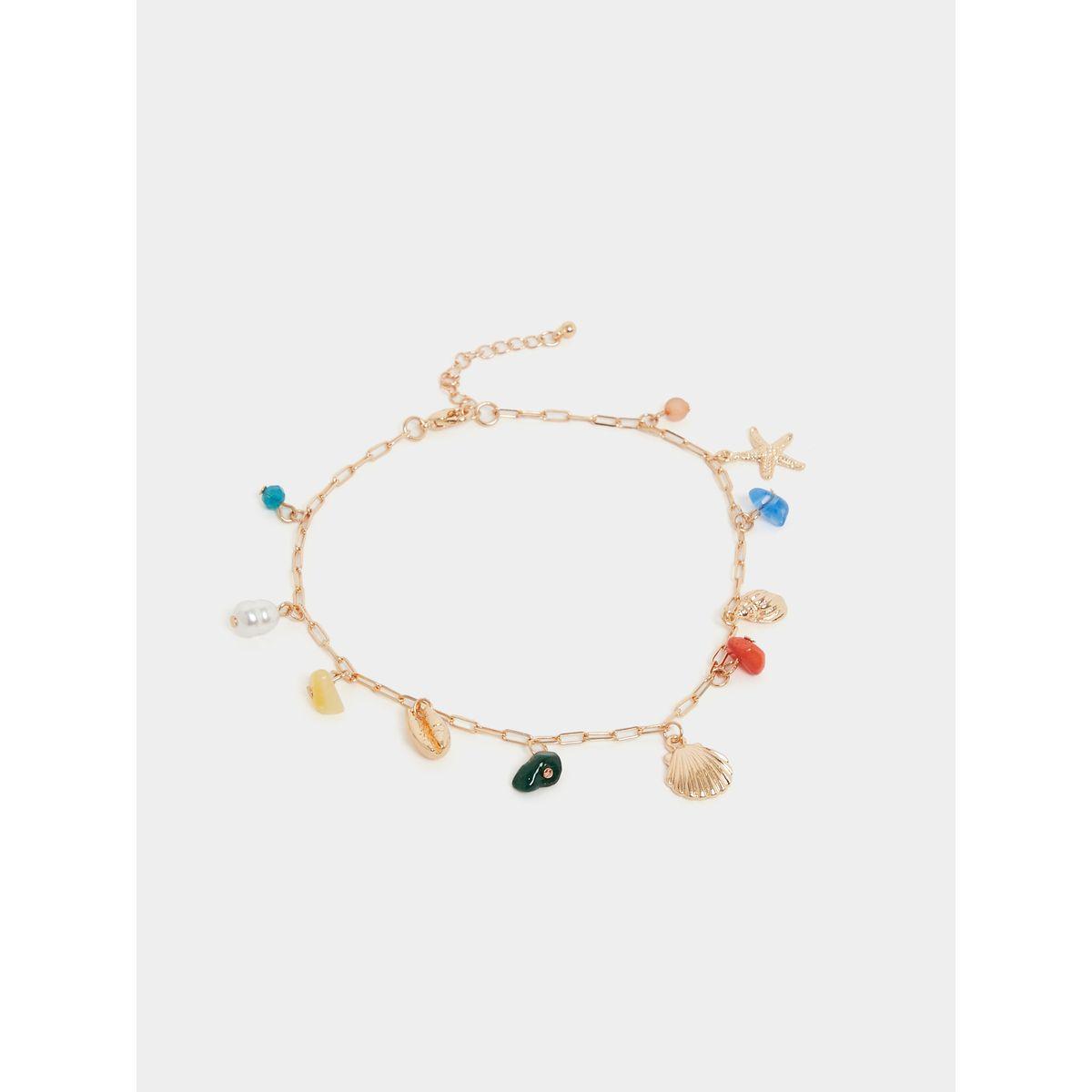 Styli Charm Drop Anklet-women-watchesandjewellery-jewellery-anklets-image-2