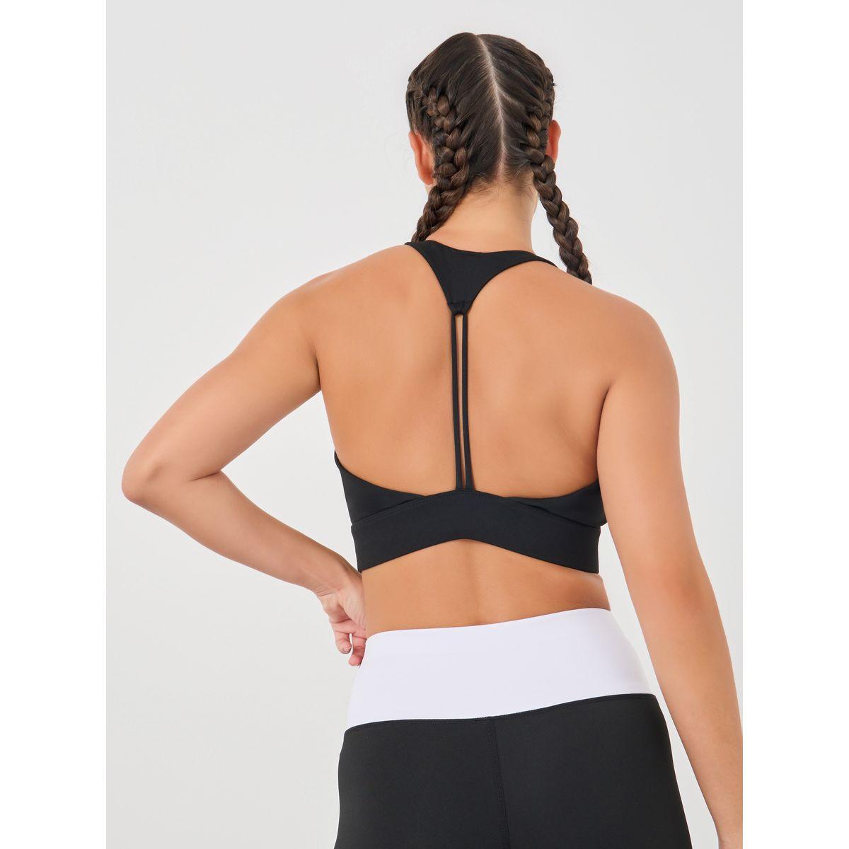 Styli Back Dual String Detail Racerback Low Impact Sports Bra-men-clothing-sportswearandactivewear-tshirtsandpolos-image-4
