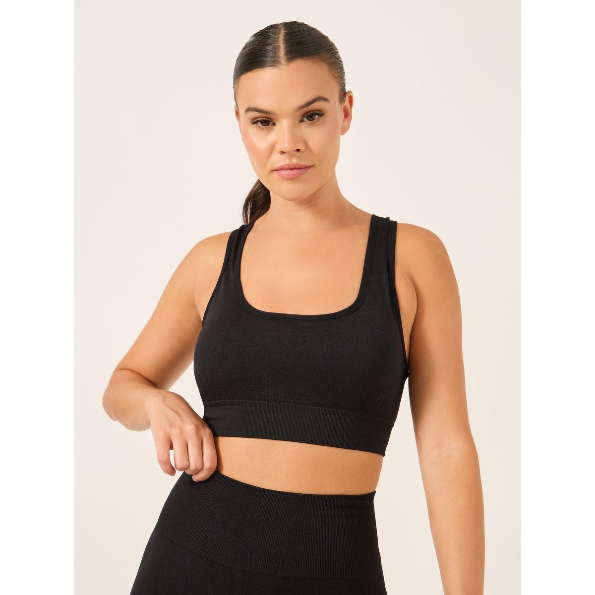 Styli Seamless Back Teardrop Cut Out Sports Bra and Jacquard Leggings Set-women-clothing-sportswearandactivewear-trackpantsandtracksuits-image-3