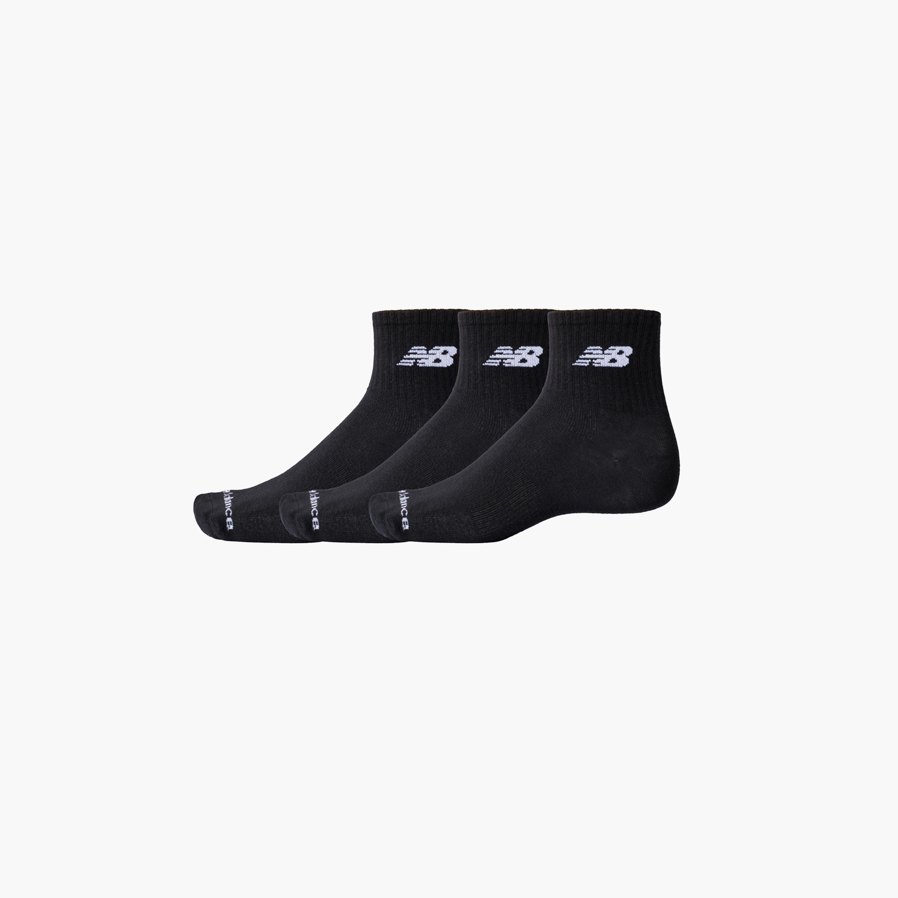 نيو بالانس- مجموعة من 3 جوارب خفيفة الوزن بطول الكاحل للاستخدام اليومي-men-socks-image-1