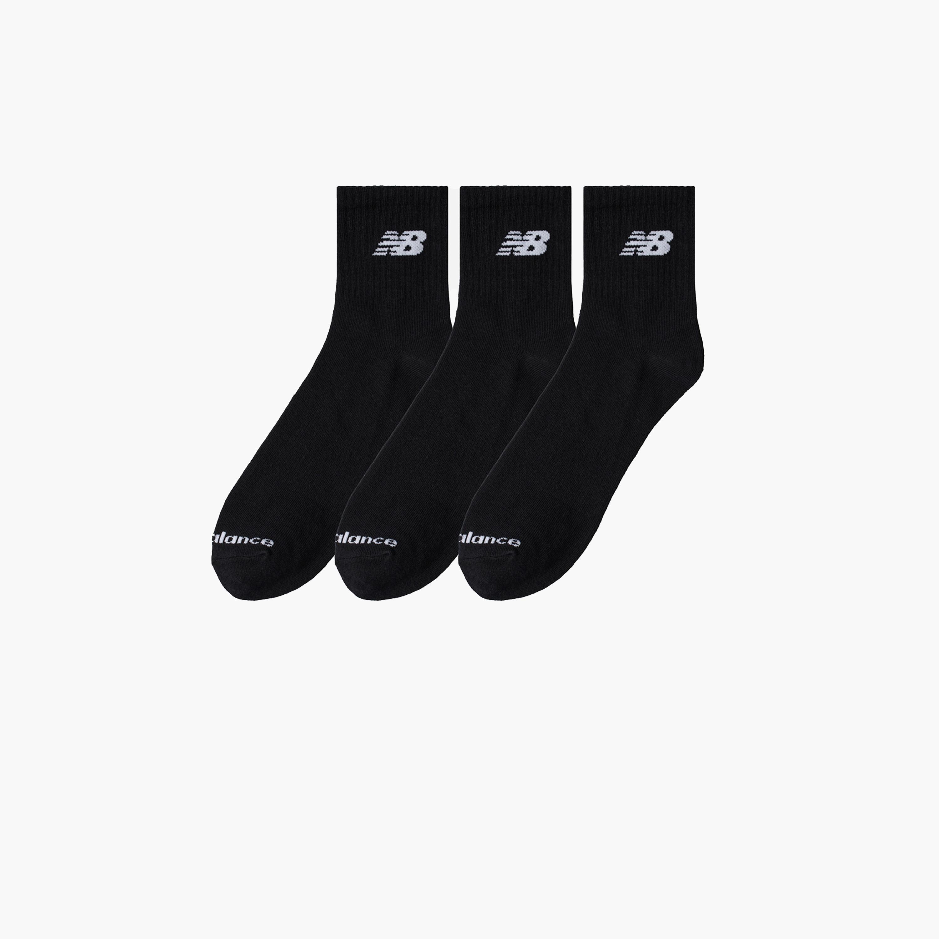 نيو بالانس- مجموعة من 3 جوارب خفيفة الوزن بطول الكاحل للاستخدام اليومي-men-socks-image-2