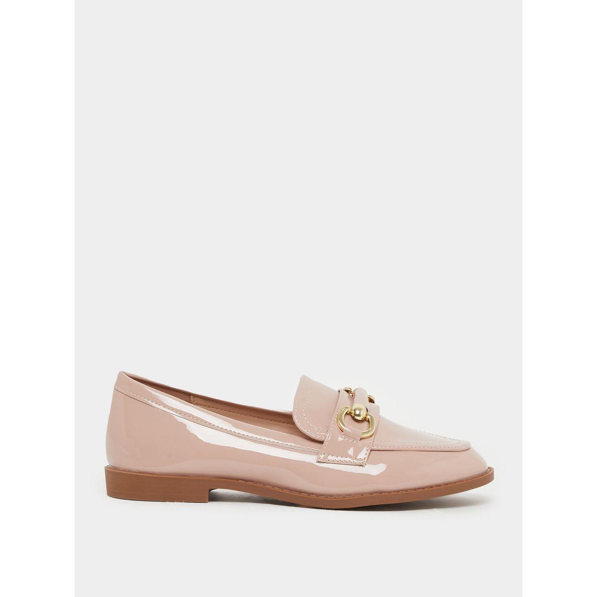 Styli Patent Design Flat Bit Loafers-women-shoes-loafersandmoccasins-image-2