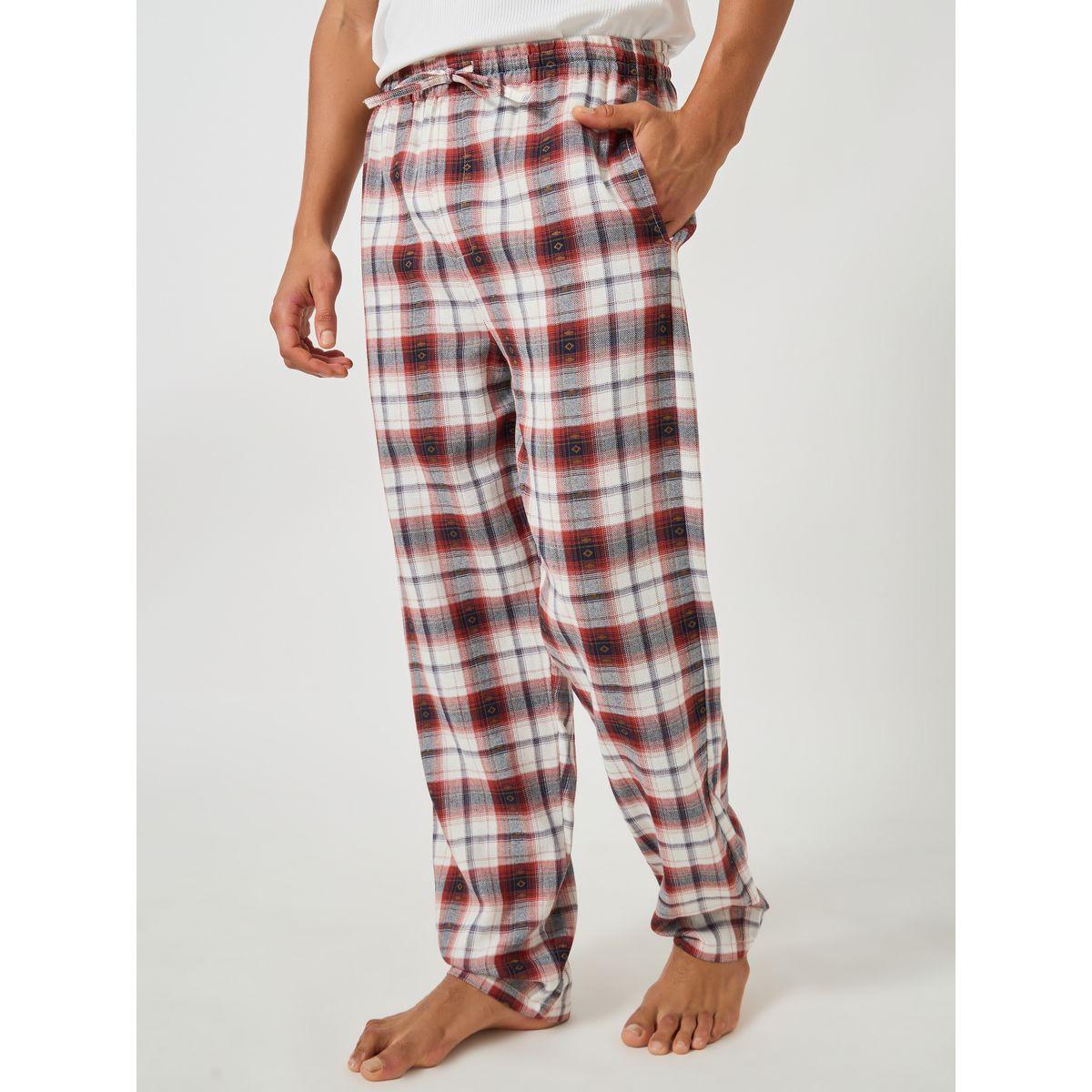 Styli Checked Woven Straight Pyjama with Drawcord-men-clothing-nightwear-pyjamaandshorts-image-1