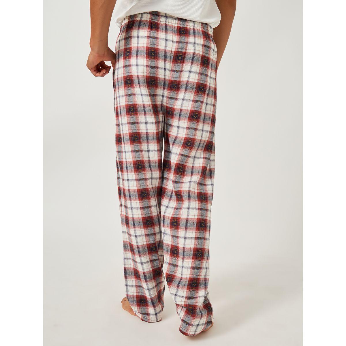 Styli Checked Woven Straight Pyjama with Drawcord-men-clothing-nightwear-pyjamaandshorts-image-4