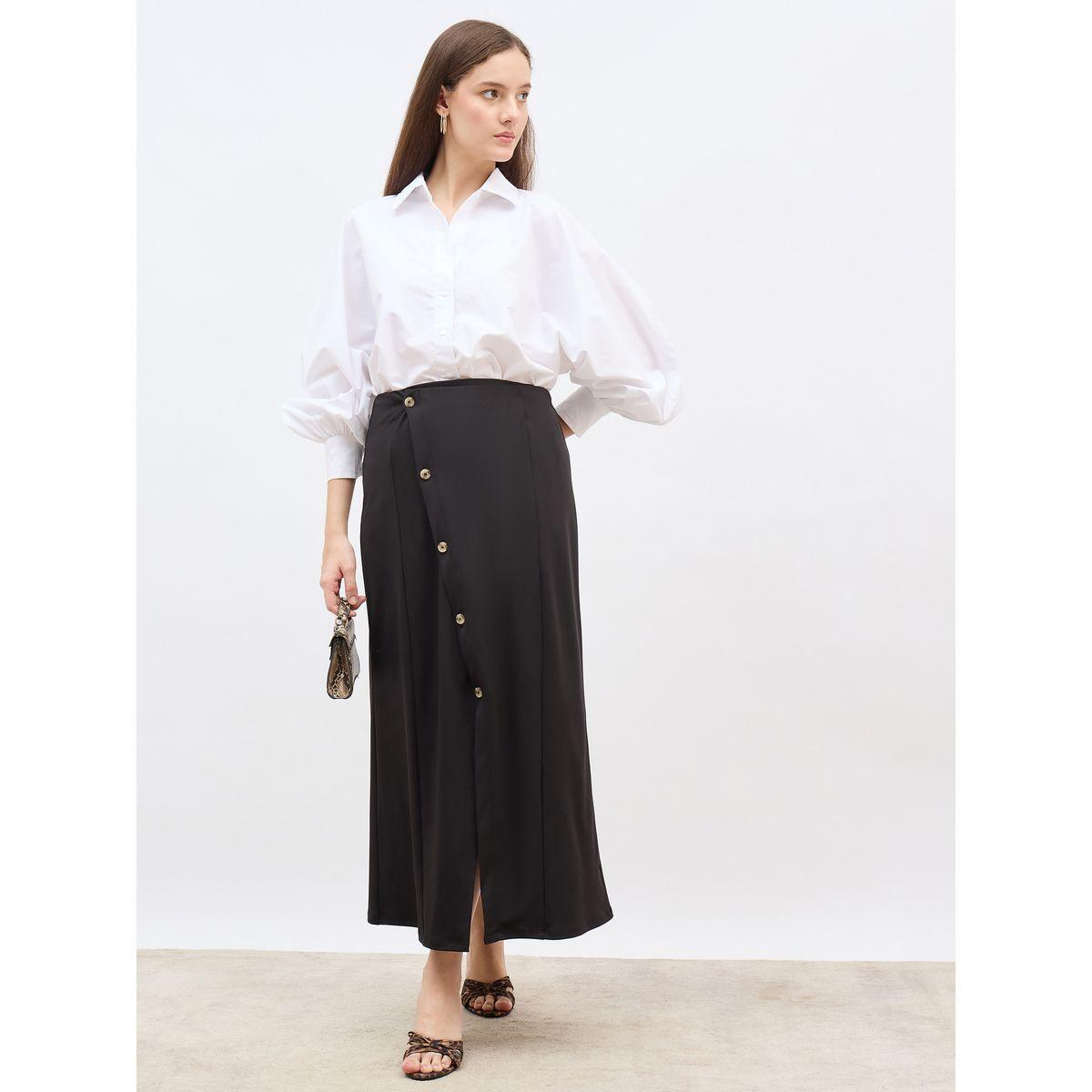 تنورة طويل بنمط لف مع تفاصيل أزرار-women-clothing-bottoms-skirts-image-1