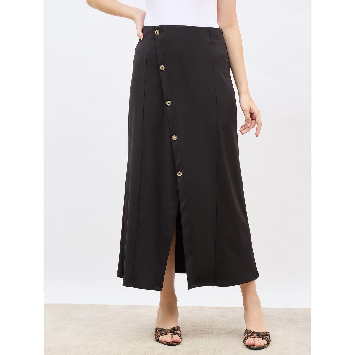 تنورة طويل بنمط لف مع تفاصيل أزرار-women-clothing-bottoms-skirts-image-2