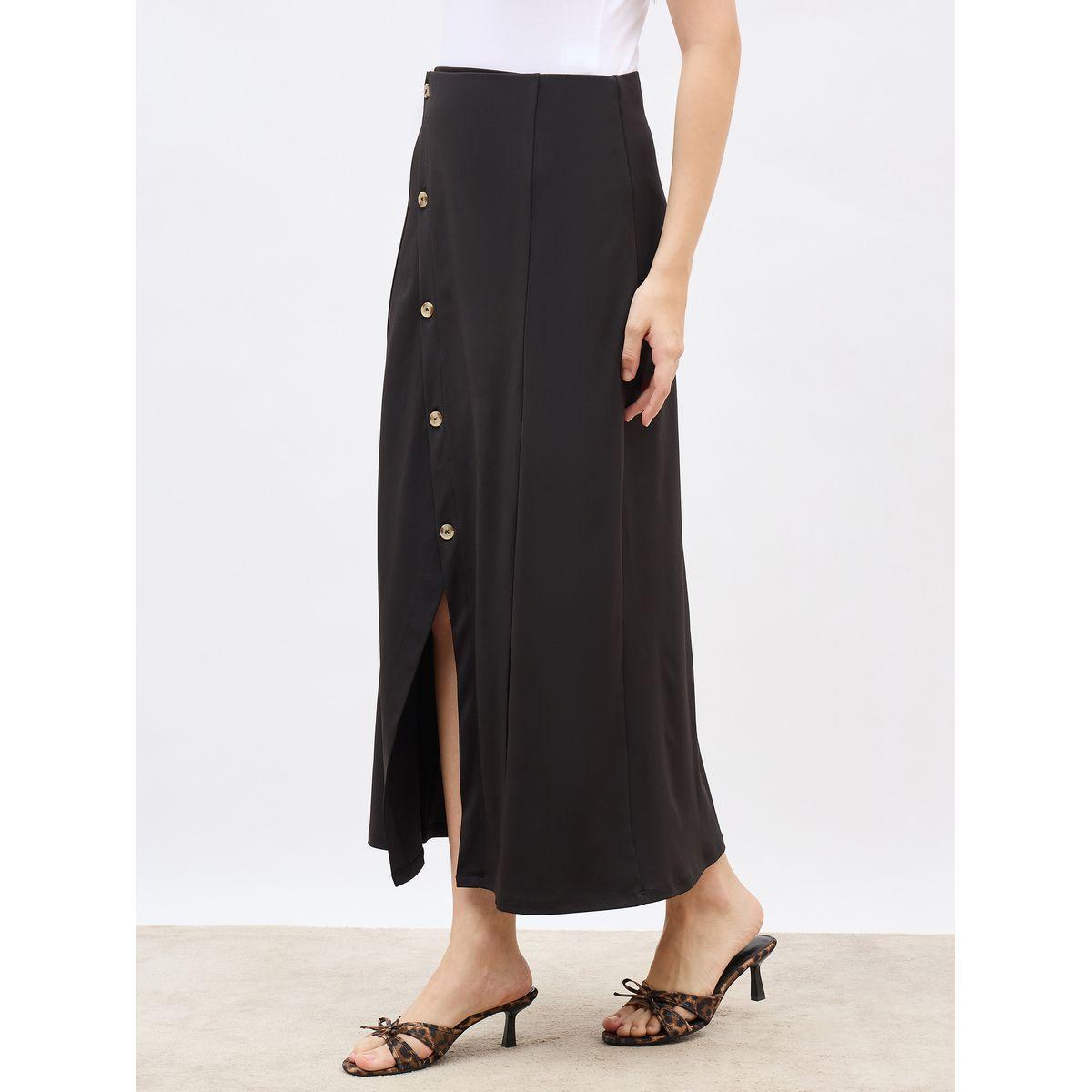 تنورة طويل بنمط لف مع تفاصيل أزرار-women-clothing-bottoms-skirts-image-3