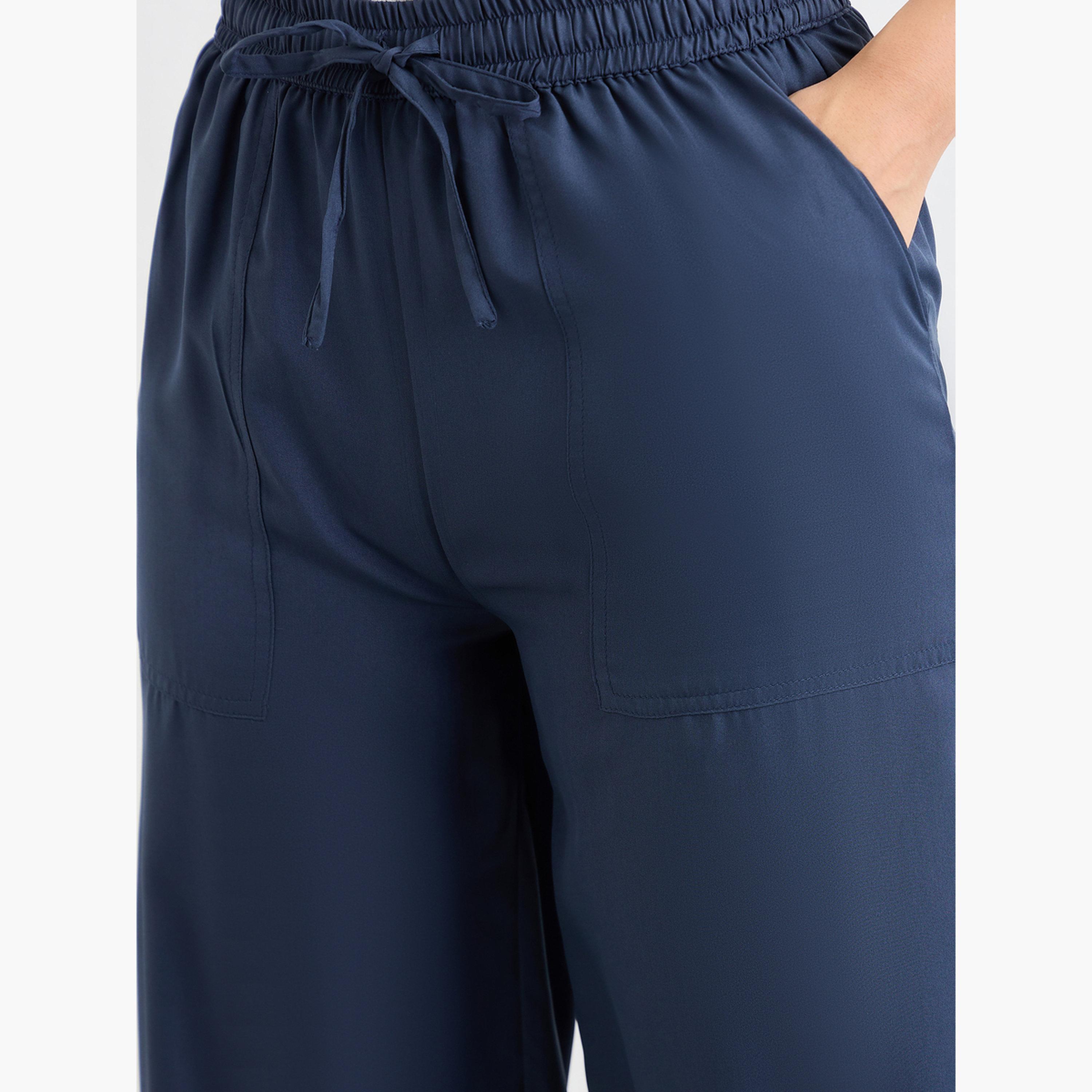 Styli Flowy Wide Leg Pants with Pockets-women-clothing-bottoms-trousers-image-5