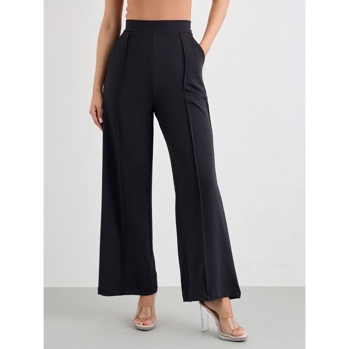 Styli Wide Leg Ankle Length Pants with Pintuck Detail-women-clothing-bottoms-trousers-image-2
