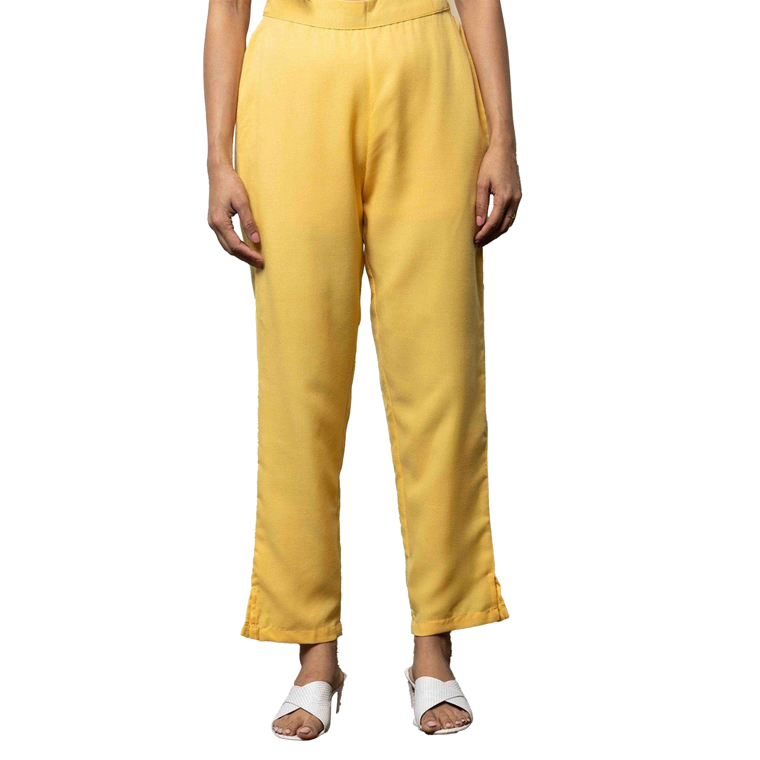 ايشن × ستايلي - طقم كورتا بدون أكمام مطبوع مع بنطال ووشاح دوباتا-women-clothing-ethnicwear-kurtasets-image-3