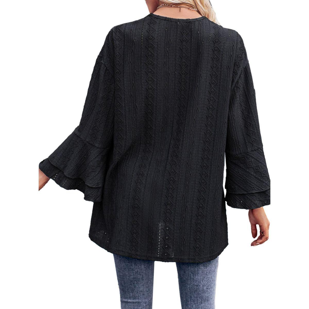 كيمونو سادة بتفاصيل بارزة الملمس-women-clothing-shirtsandblouses-shirts-image-12