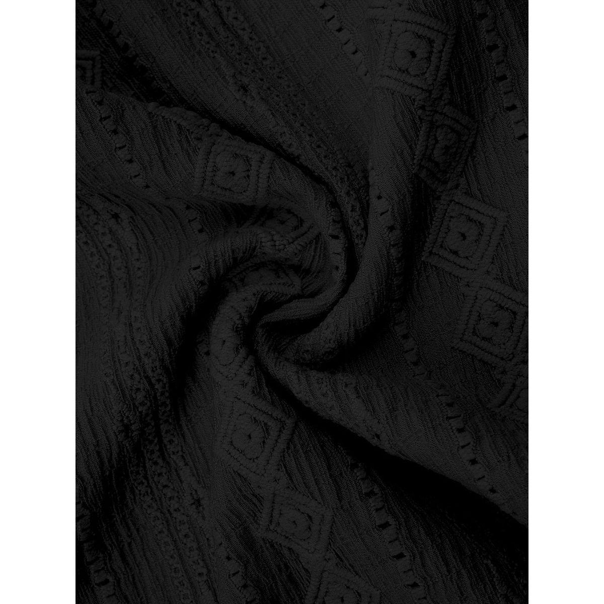 Styli Casual Texture Solid Regular Kimono-women-clothing-shirtsandblouses-shirts-image-5