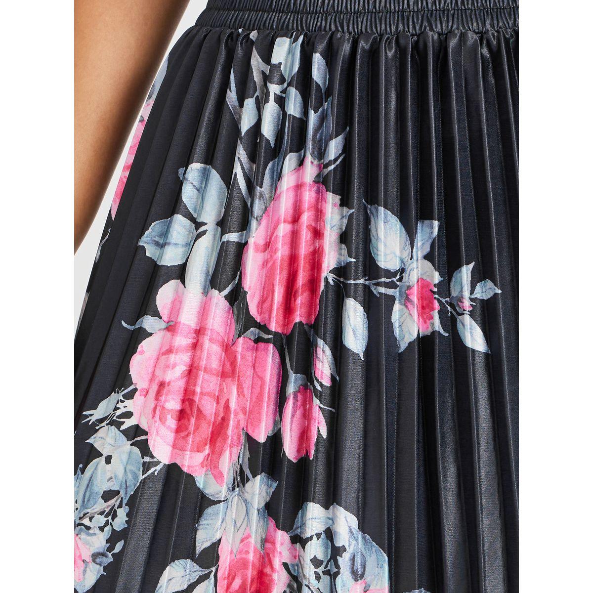 تنورة طويلة بطبعة زهور مع كسرات-women-clothing-bottoms-skirts-image-3