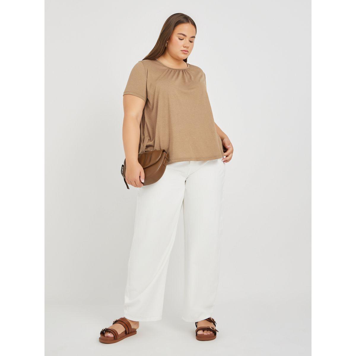 Styli Plus Size Round Neck Short Sleeve T-Shirt-women-clothing-tshirts-image-2