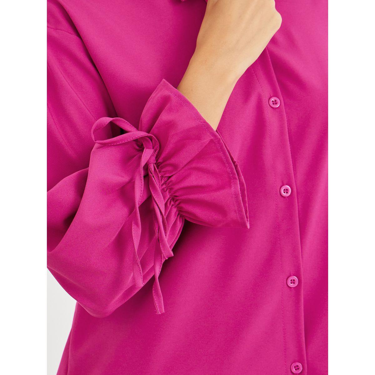Styli Solid Bell Sleeve Shirt and Pants Co-Ords-women-clothing-coordsets-image-3