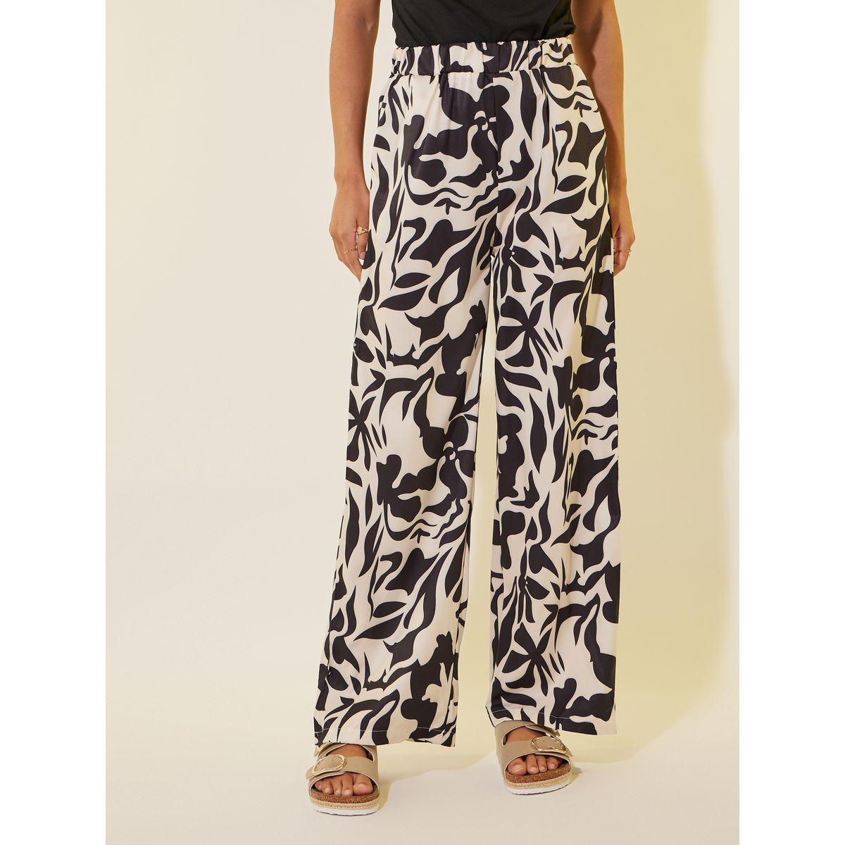 Styli Abstract Printed Elasticated Waistband Loose Fit Pants-women-clothing-bottoms-trousers-image-2