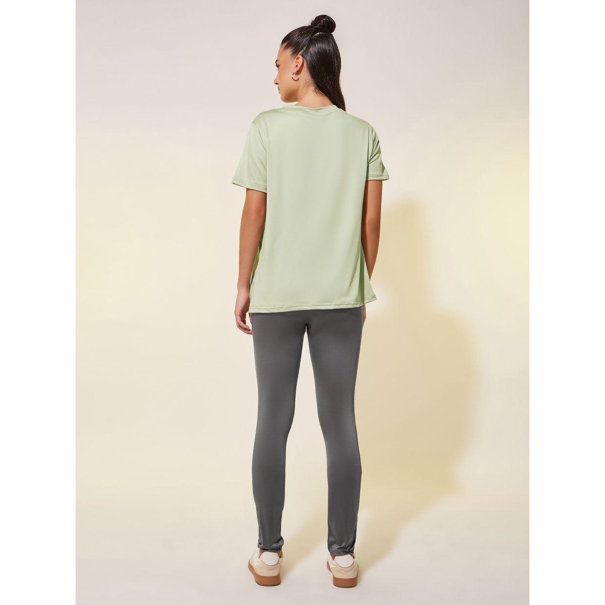 Styli Twist Knot Short Sleeve T-Shirt and Leggings Co-Ords-women-clothing-coordsets-image-6
