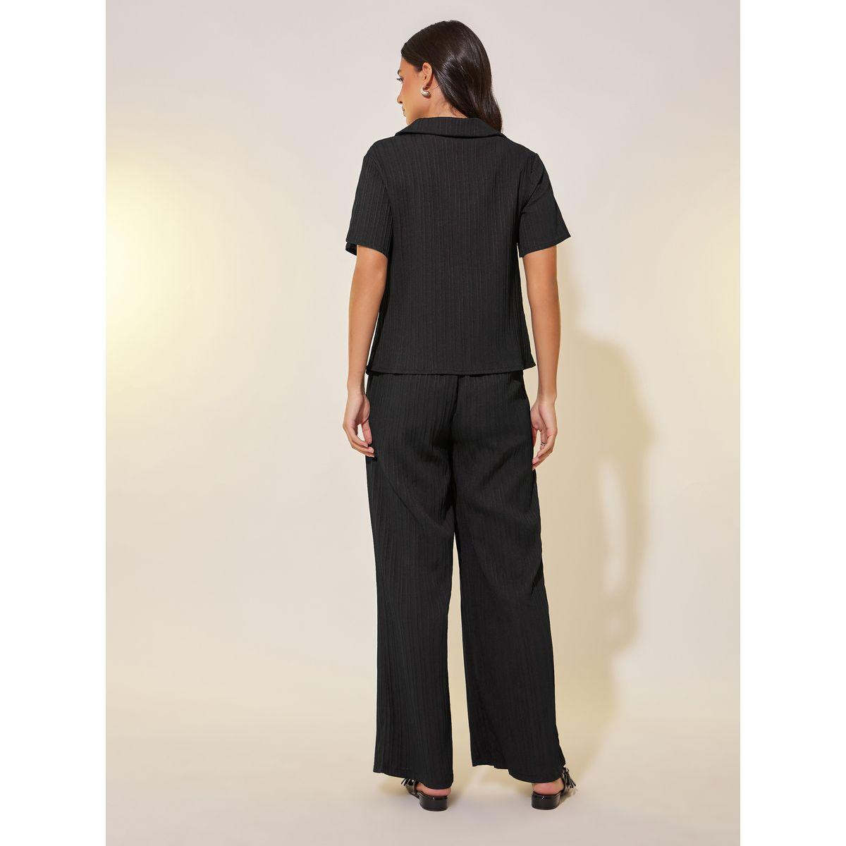 طقم منسق من بنطال وبلوزة كاجوال-women-clothing-coordsets-image-4