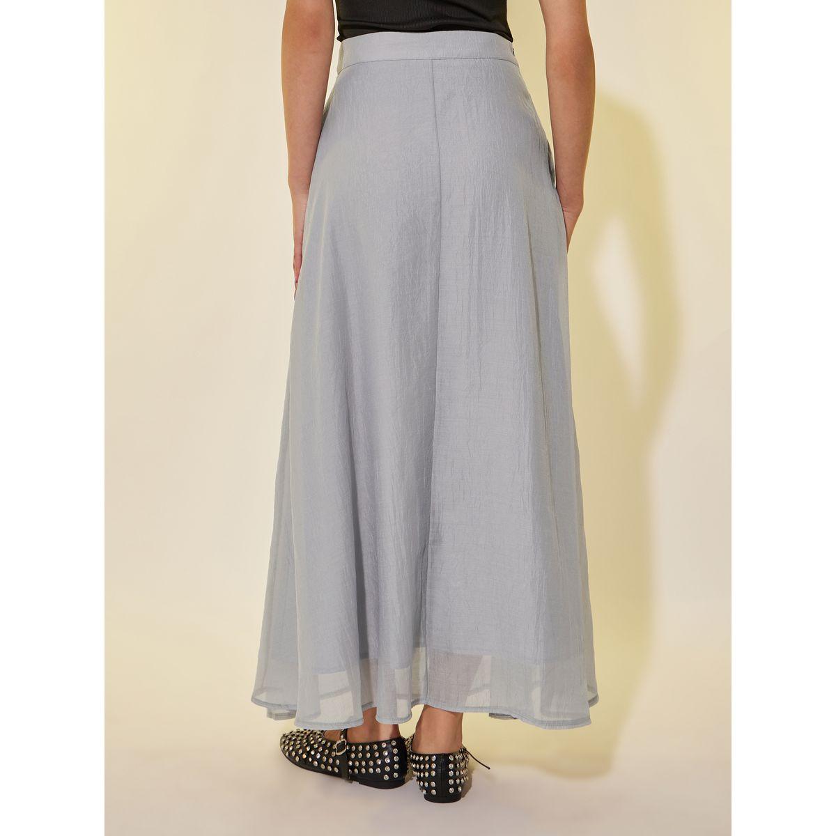 تنورة طويلة بحافة واسعة وجيوب-women-clothing-bottoms-skirts-image-4