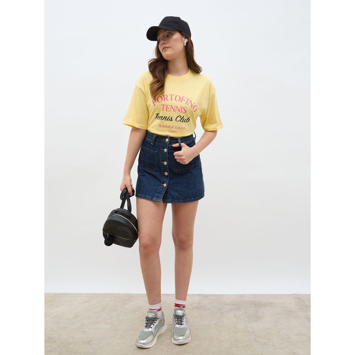 Styli Slogan Print Oversized T-Shirt-women-clothing-tshirts-image-1