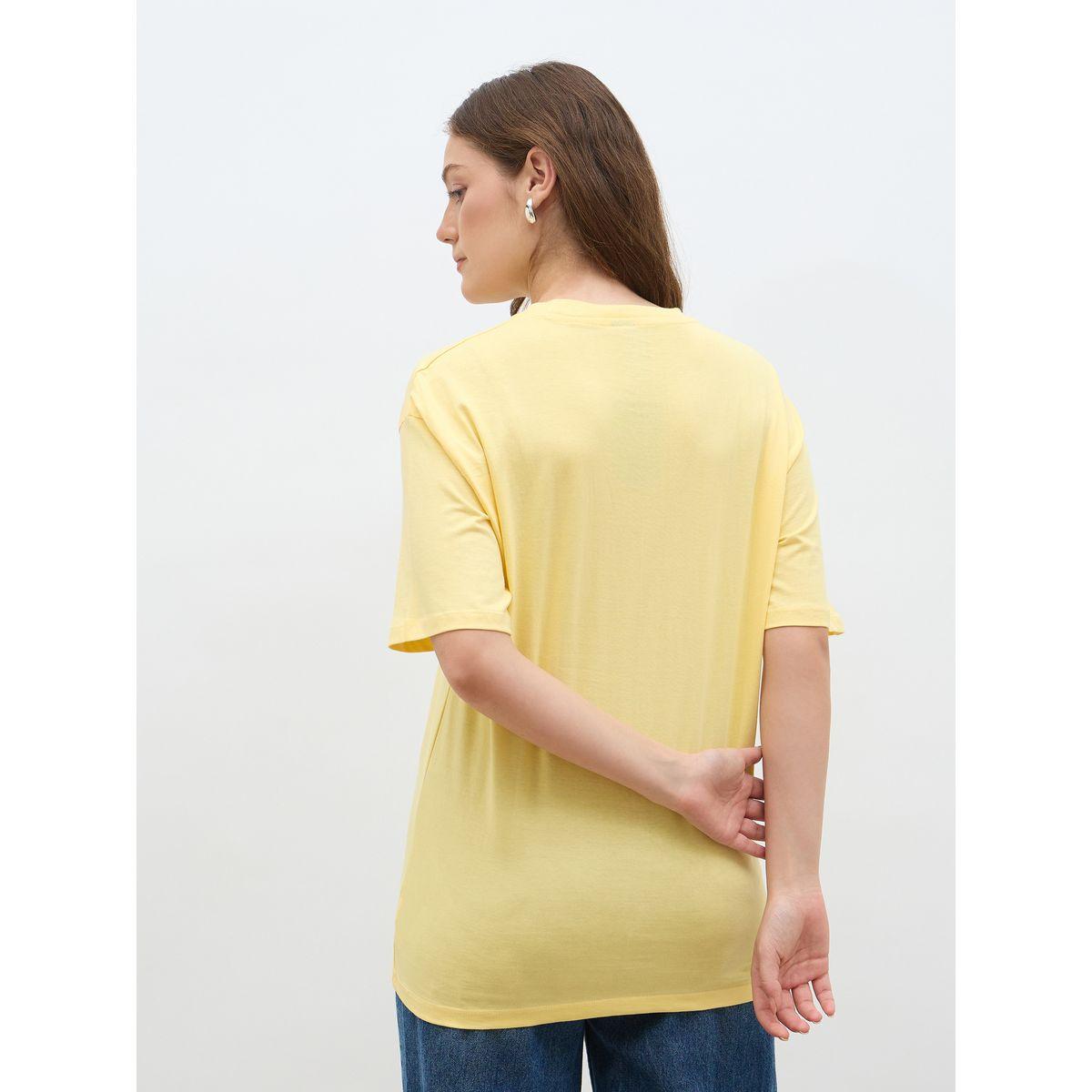 تيشيرت فضفاض مطبع بطبعة جرافيك-women-clothing-tshirts-image-5