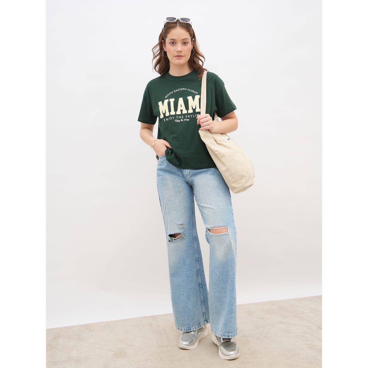 Styli Slogan Print Boxy Fit T-Shirt-women-clothing-tshirts-image-1