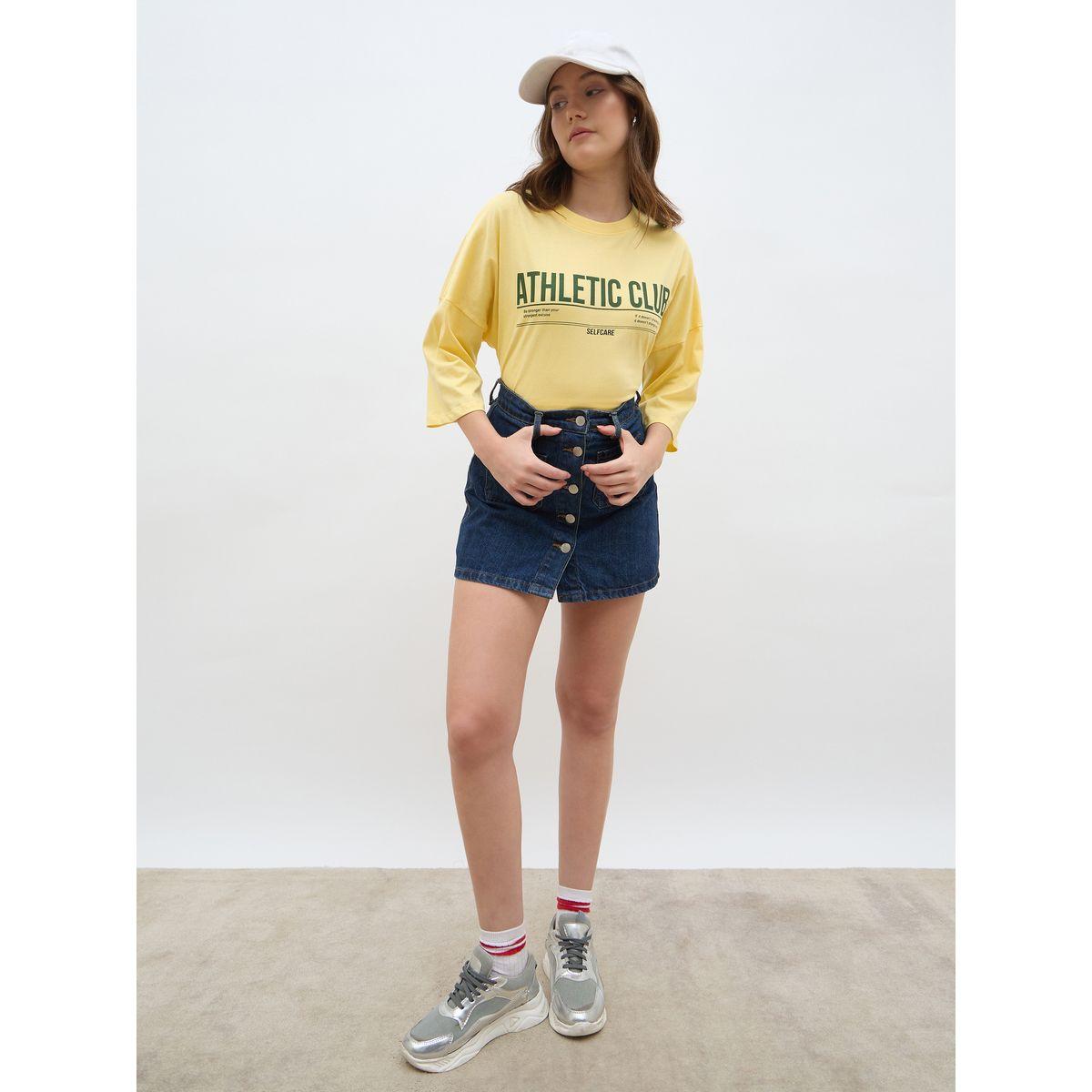 Styli Slogan Print Oversized T-Shirt-women-clothing-tshirts-image-1