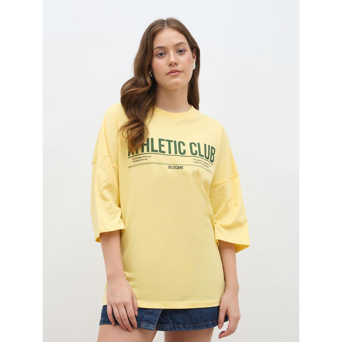 Styli Slogan Print Oversized T-Shirt-women-clothing-tshirts-image-2