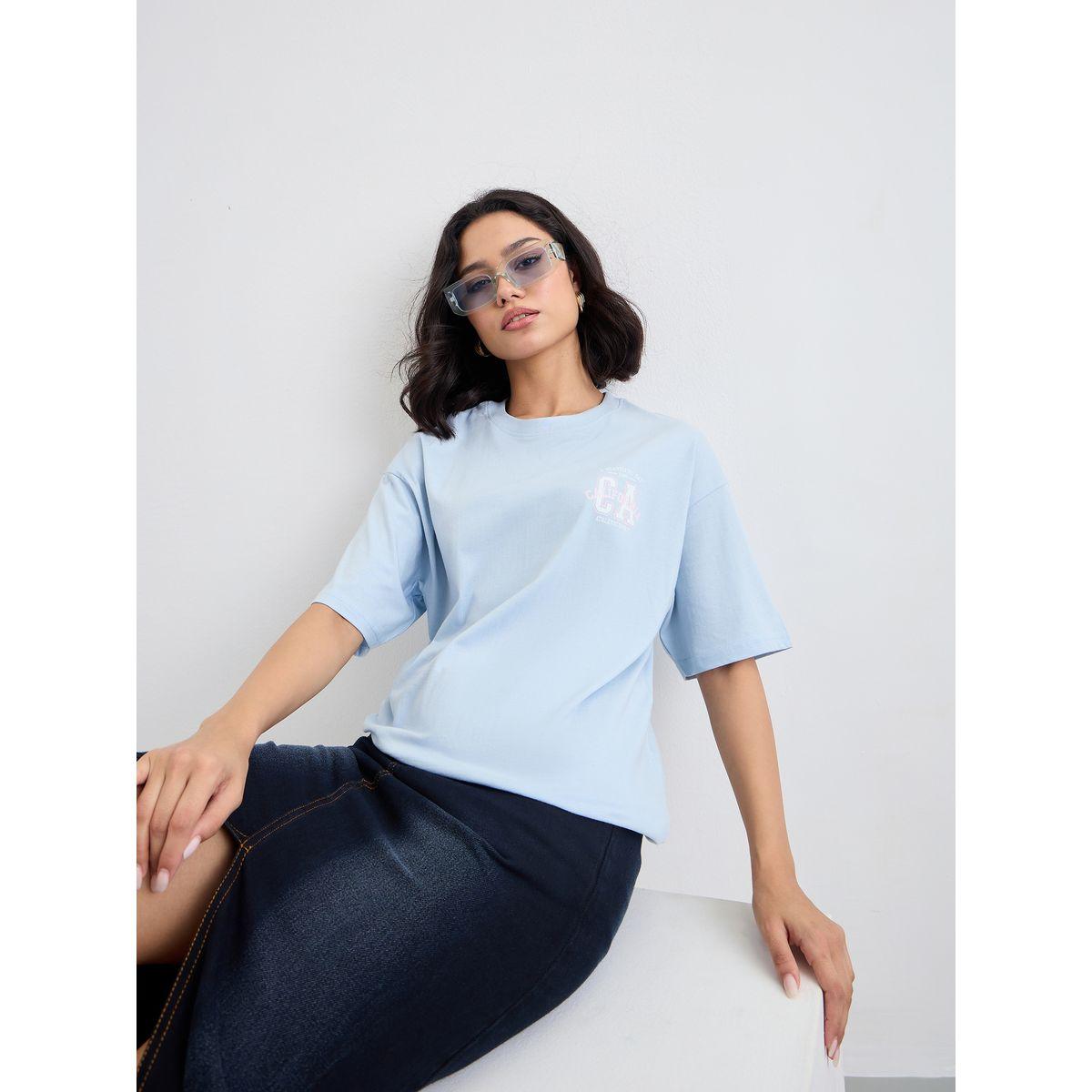 Styli Slogan Print Crew Neck Oversized T-Shirt-women-clothing-tshirts-image-5