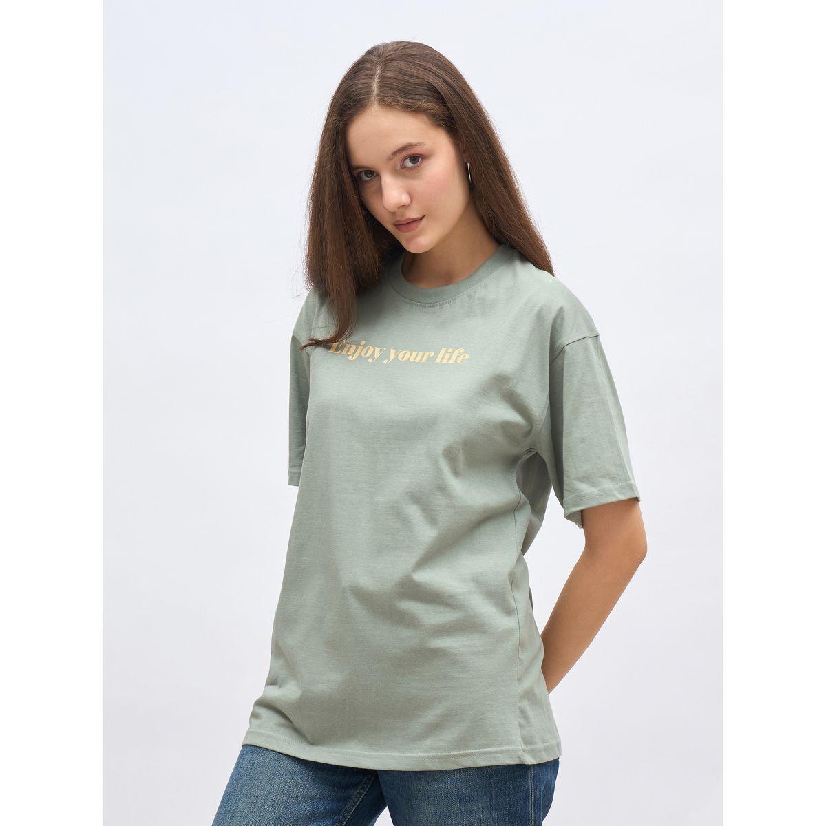تيشيرت فضفاض بطبعة كتابة-women-clothing-tshirts-image-3