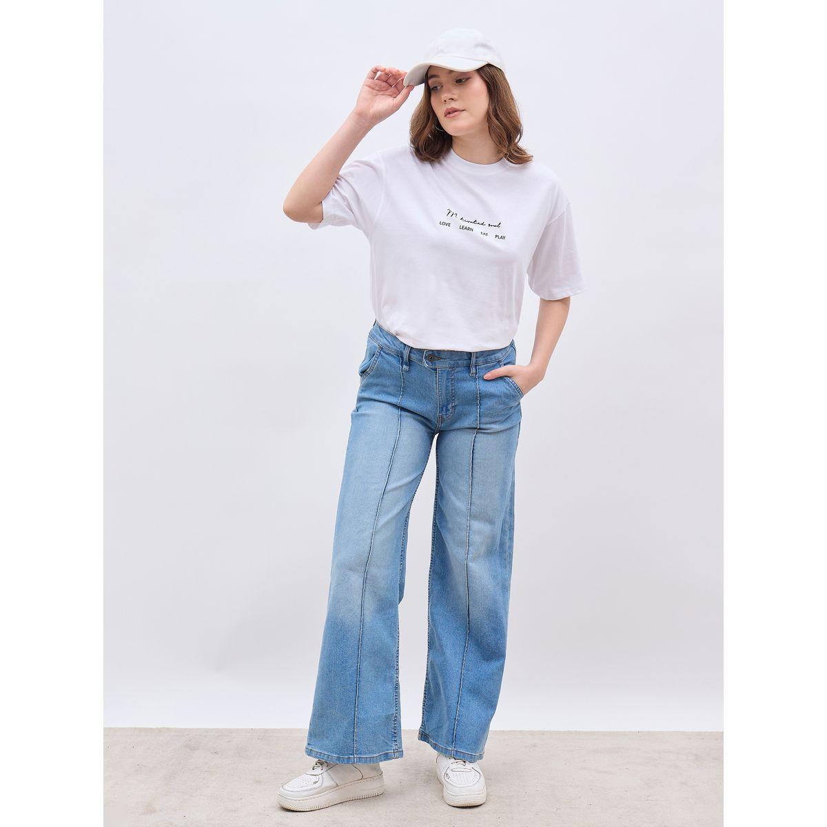 Styli Slogan Print Short Sleeve Oversized T-Shirt-women-clothing-tshirts-image-1