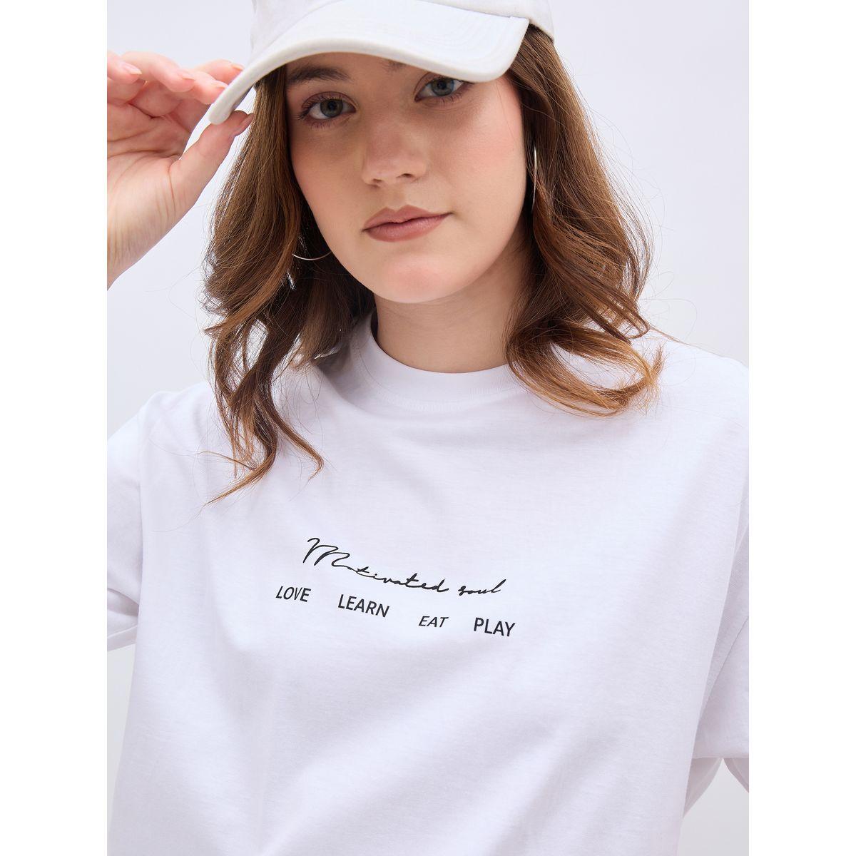 Styli Slogan Print Short Sleeve Oversized T-Shirt-women-clothing-tshirts-image-4