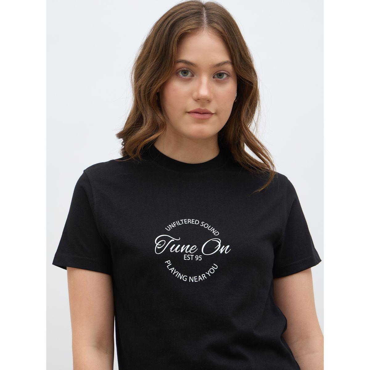 Styli Slogan Print Regular Fit T-Shirt-women-clothing-tshirts-image-4