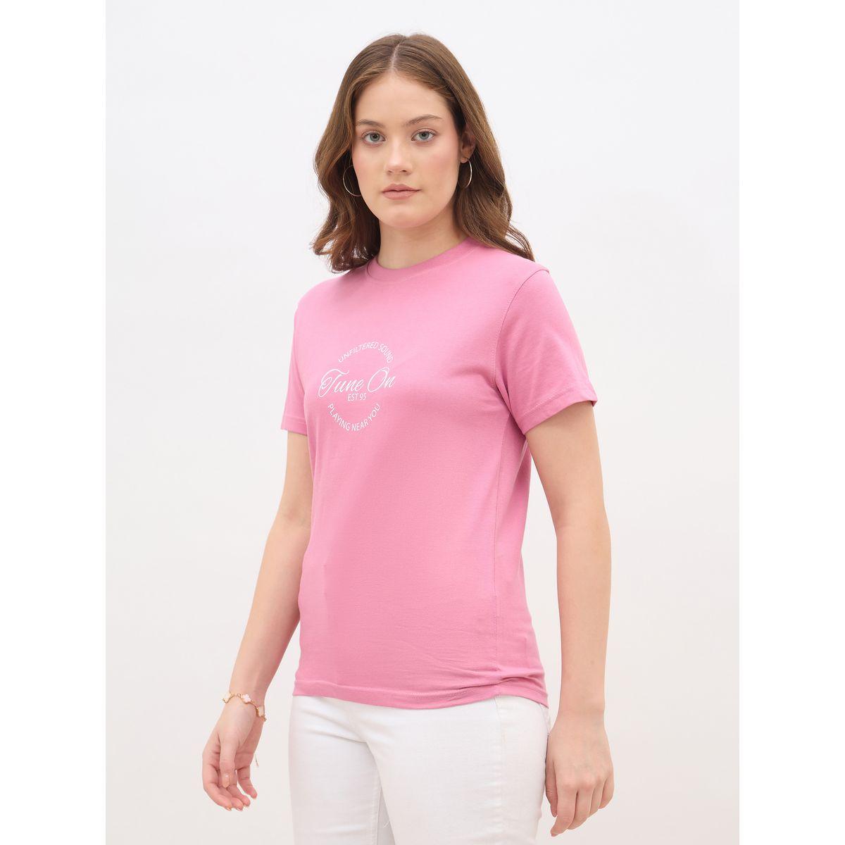 Styli Slogan Print Regular Fit T-Shirt-women-clothing-tshirts-image-3