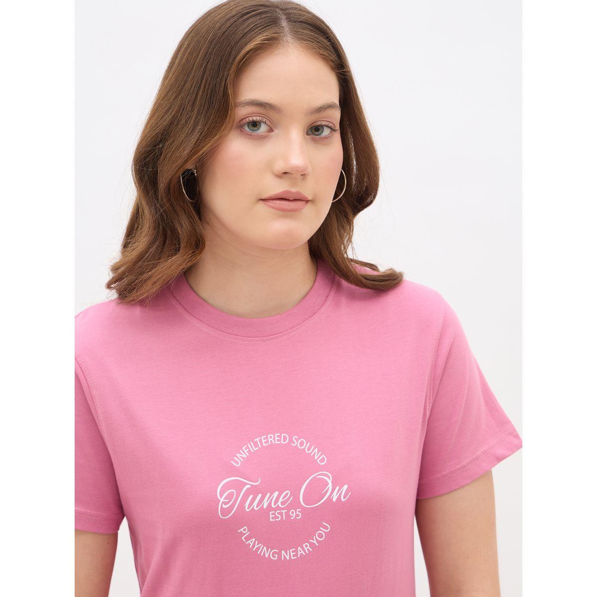 Styli Slogan Print Regular Fit T-Shirt-women-clothing-tshirts-image-4