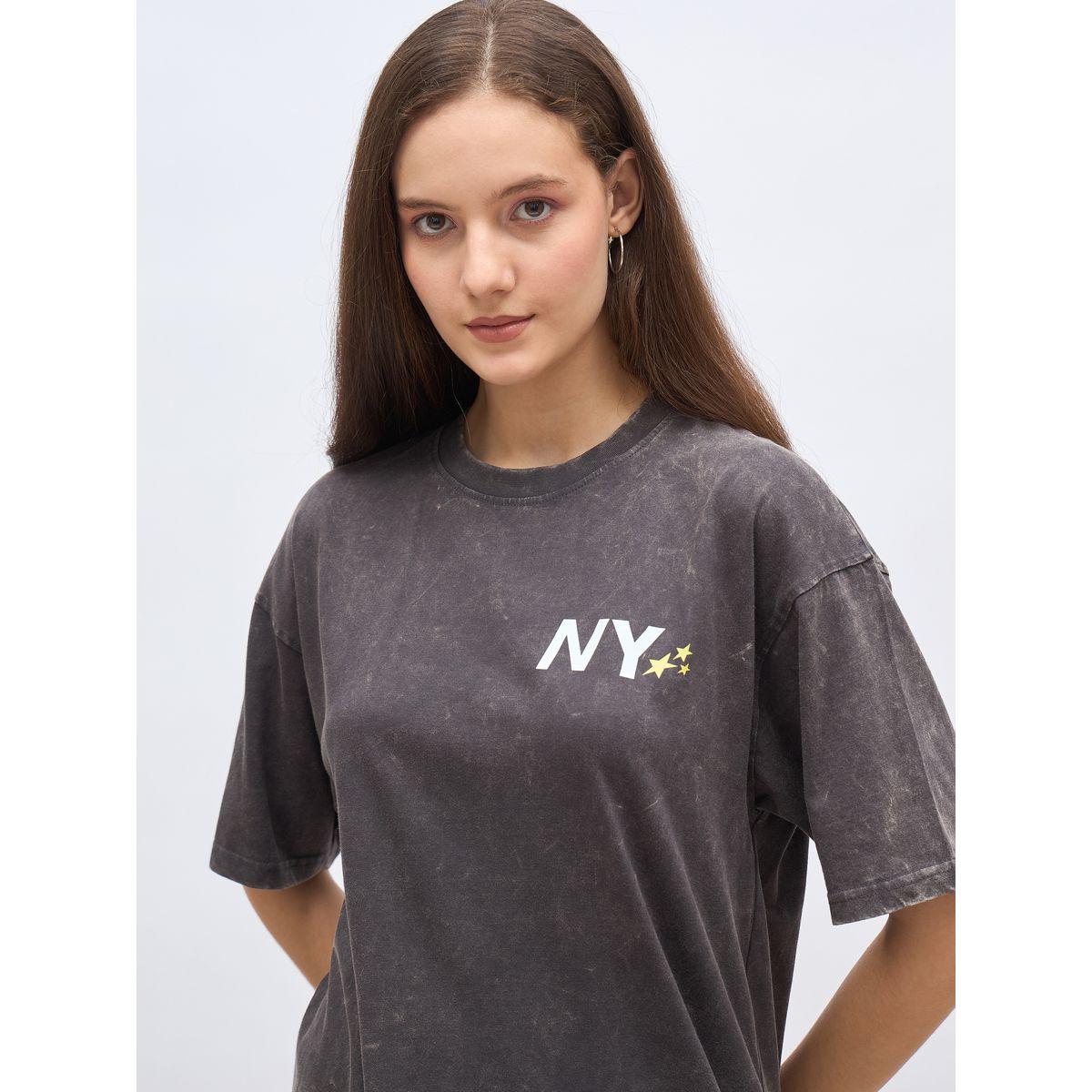 Styli Slogan Print Acid Washed Oversized T-Shirt-women-clothing-tshirts-image-4