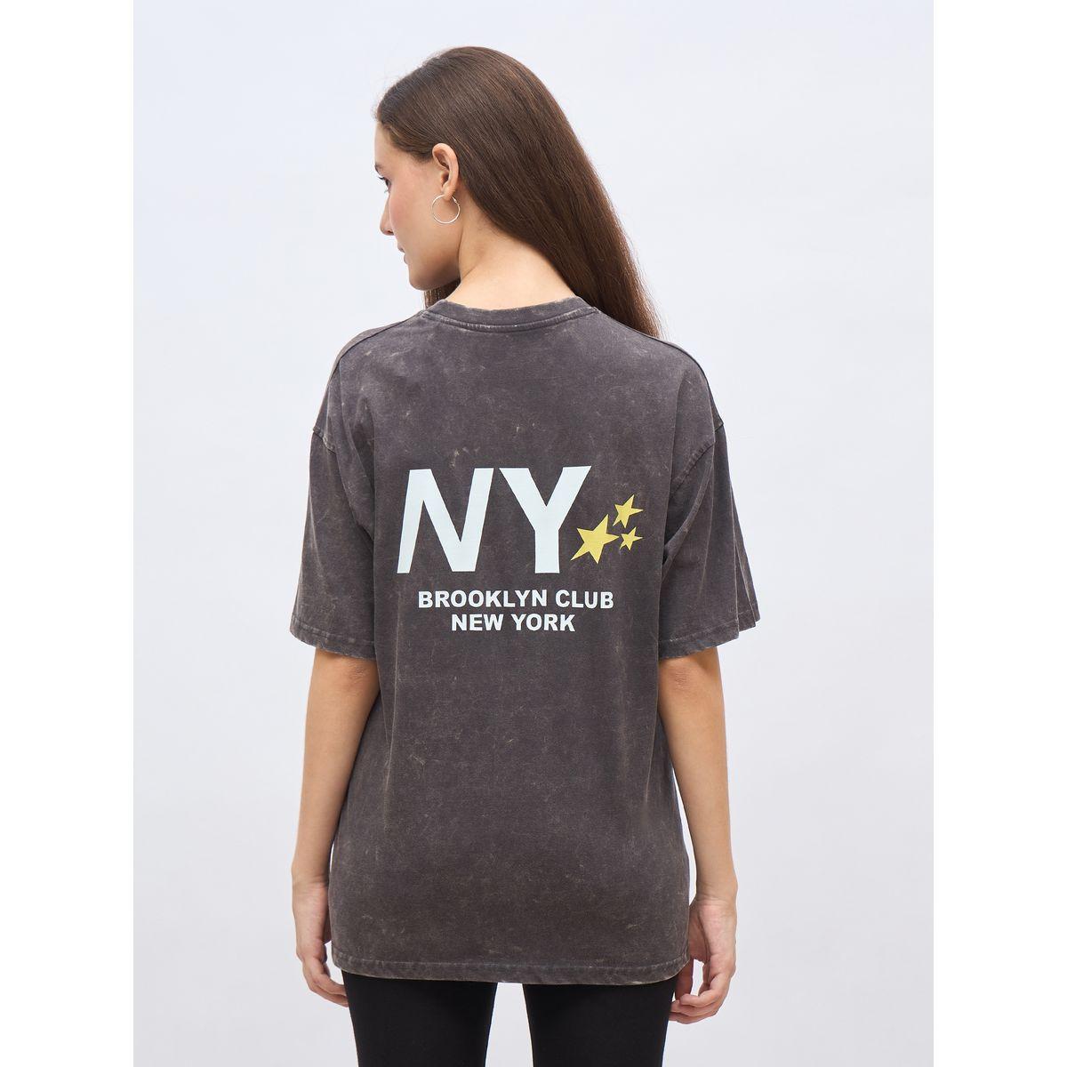 Styli Slogan Print Acid Washed Oversized T-Shirt-women-clothing-tshirts-image-5