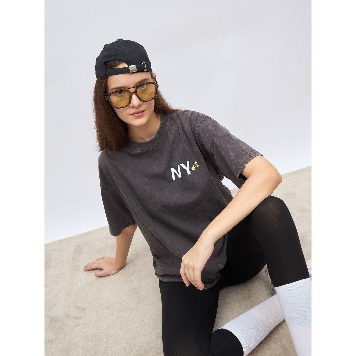 Styli Slogan Print Acid Washed Oversized T-Shirt-women-clothing-tshirts-image-6