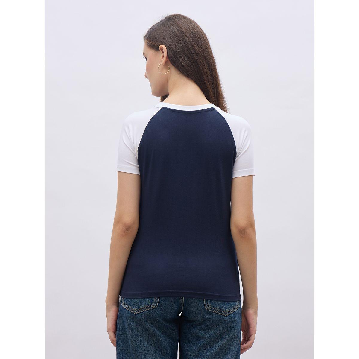 Styli Reglan Sleeve Graphic Print Regular Fit T-Shirt-women-clothing-tshirts-image-5