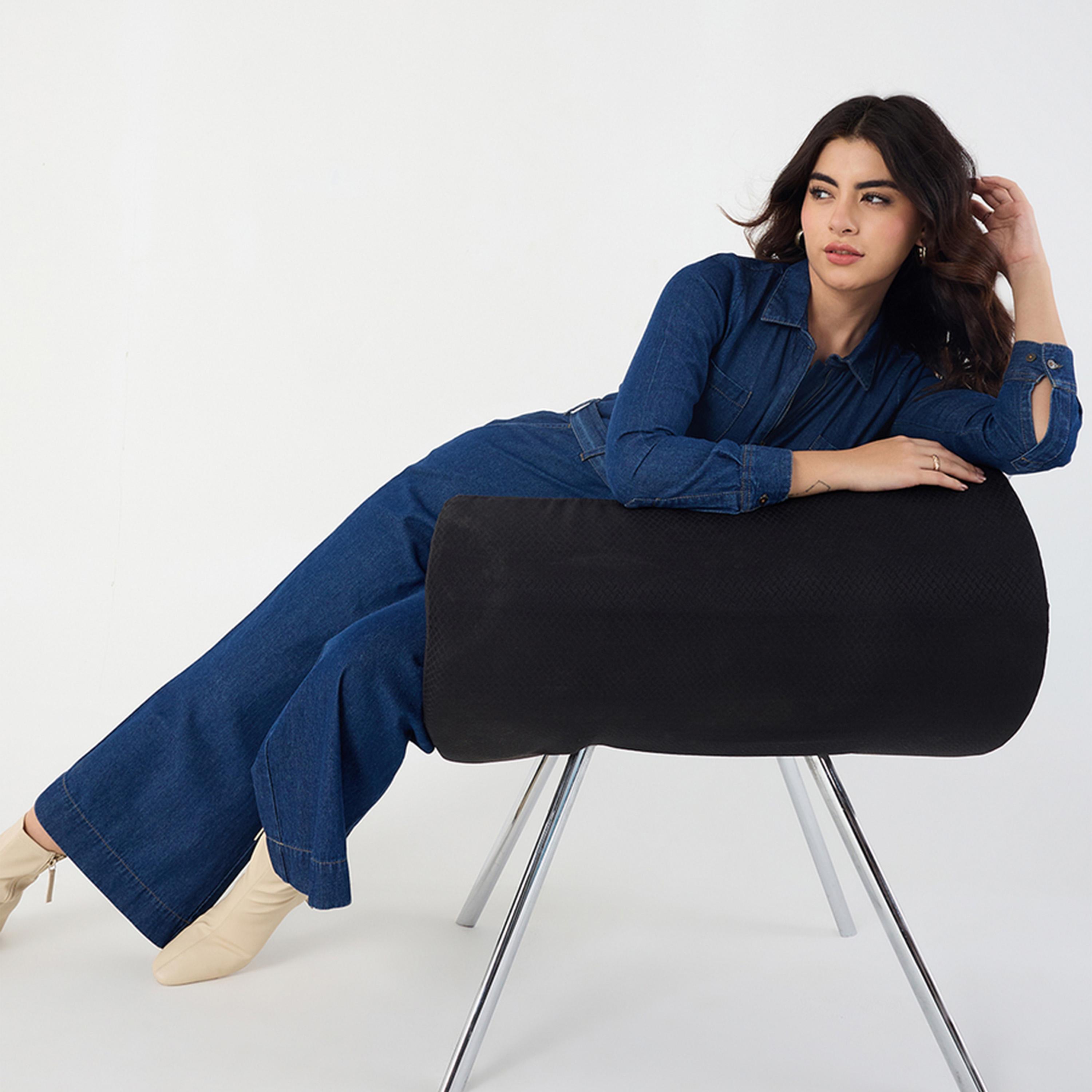 Femmella X Styli Navy Blue Zipper Detail Denim Jumpsuit-women-clothing-jumpsuits-image-6