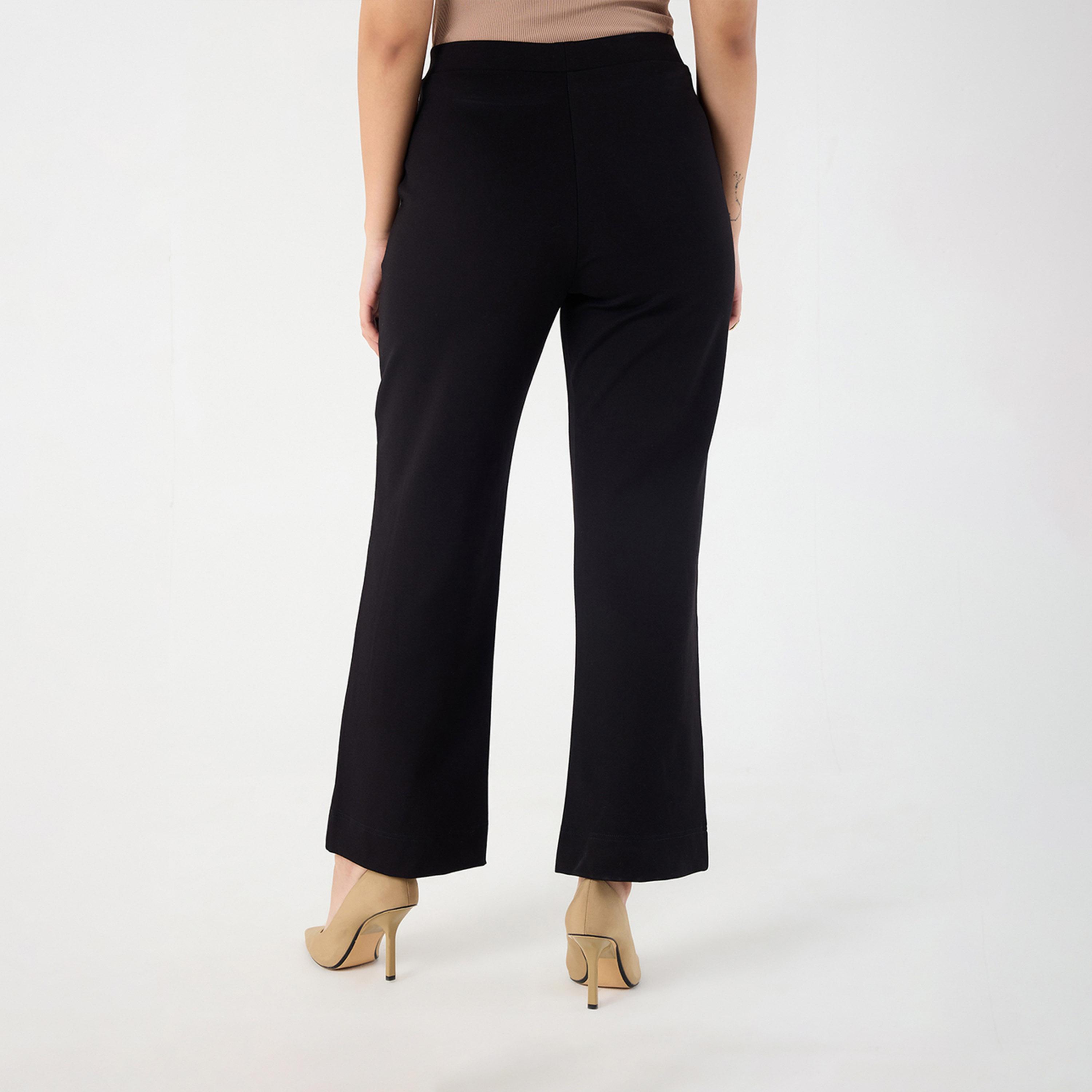 فيميلا × ستايلي - بنطال أسود بقصة مستقيمة-women-clothing-bottoms-trousers-image-4