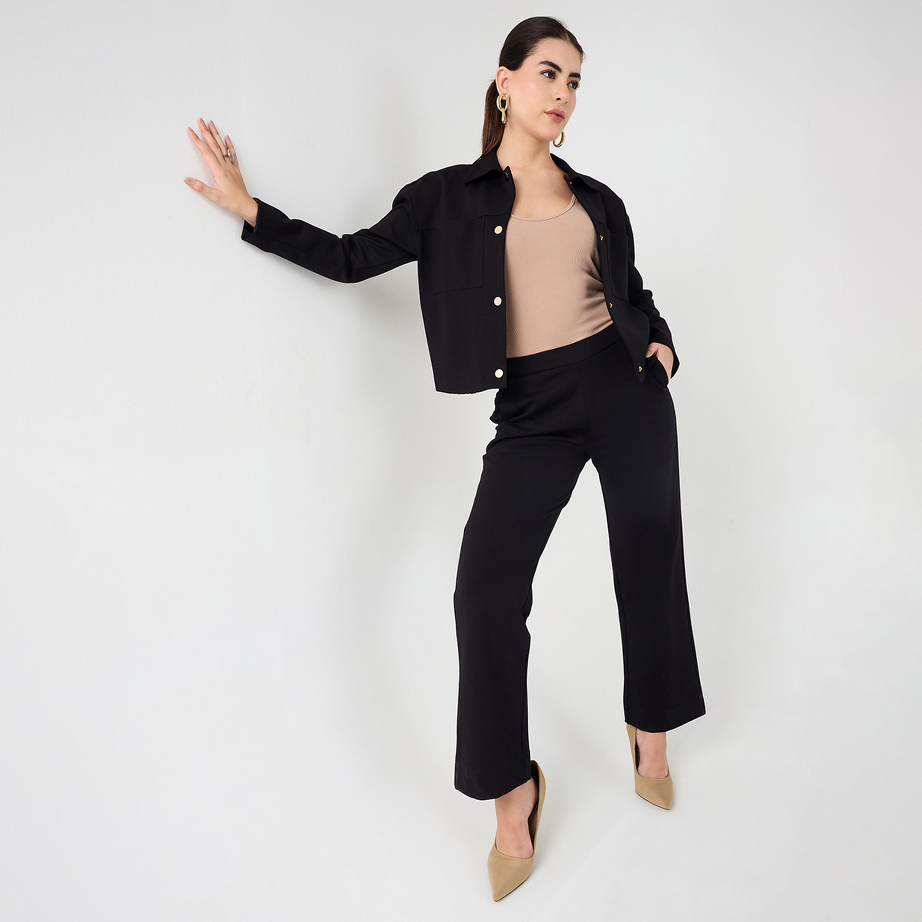 Femmella X Styli Black Straight Pant-women-clothing-bottoms-trousers-image-5