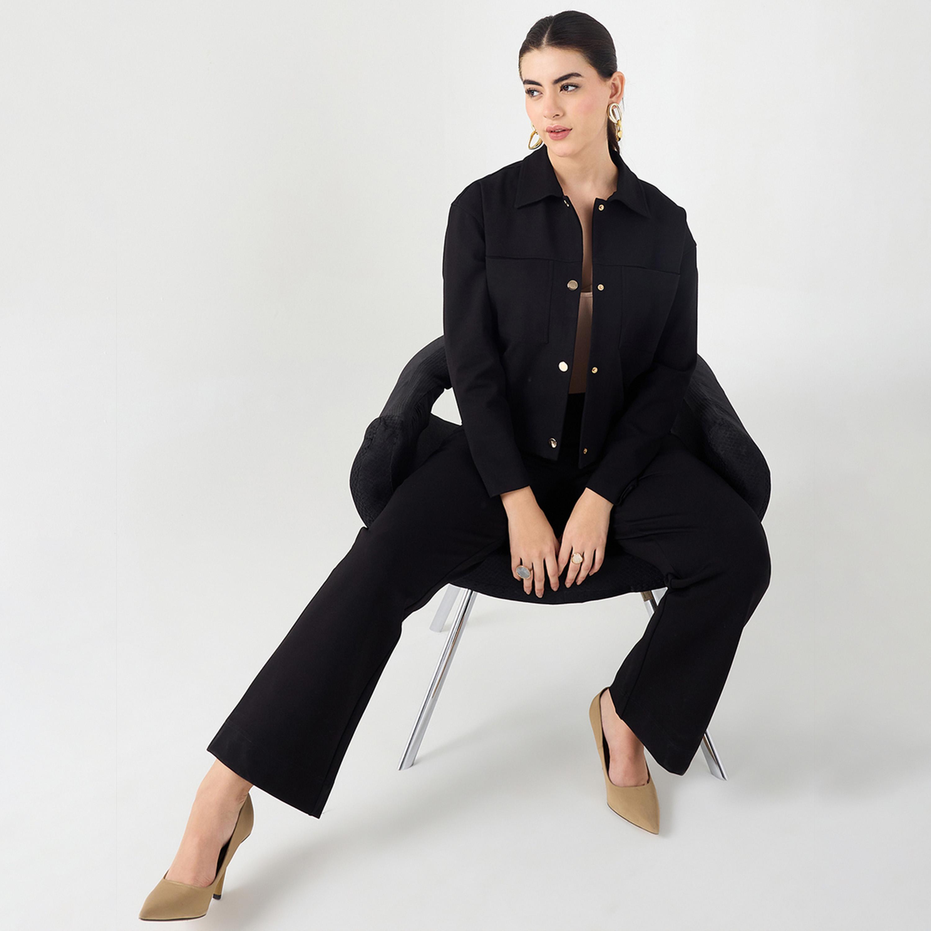 فيميلا × ستايلي - بنطال أسود بقصة مستقيمة-women-clothing-bottoms-trousers-image-6