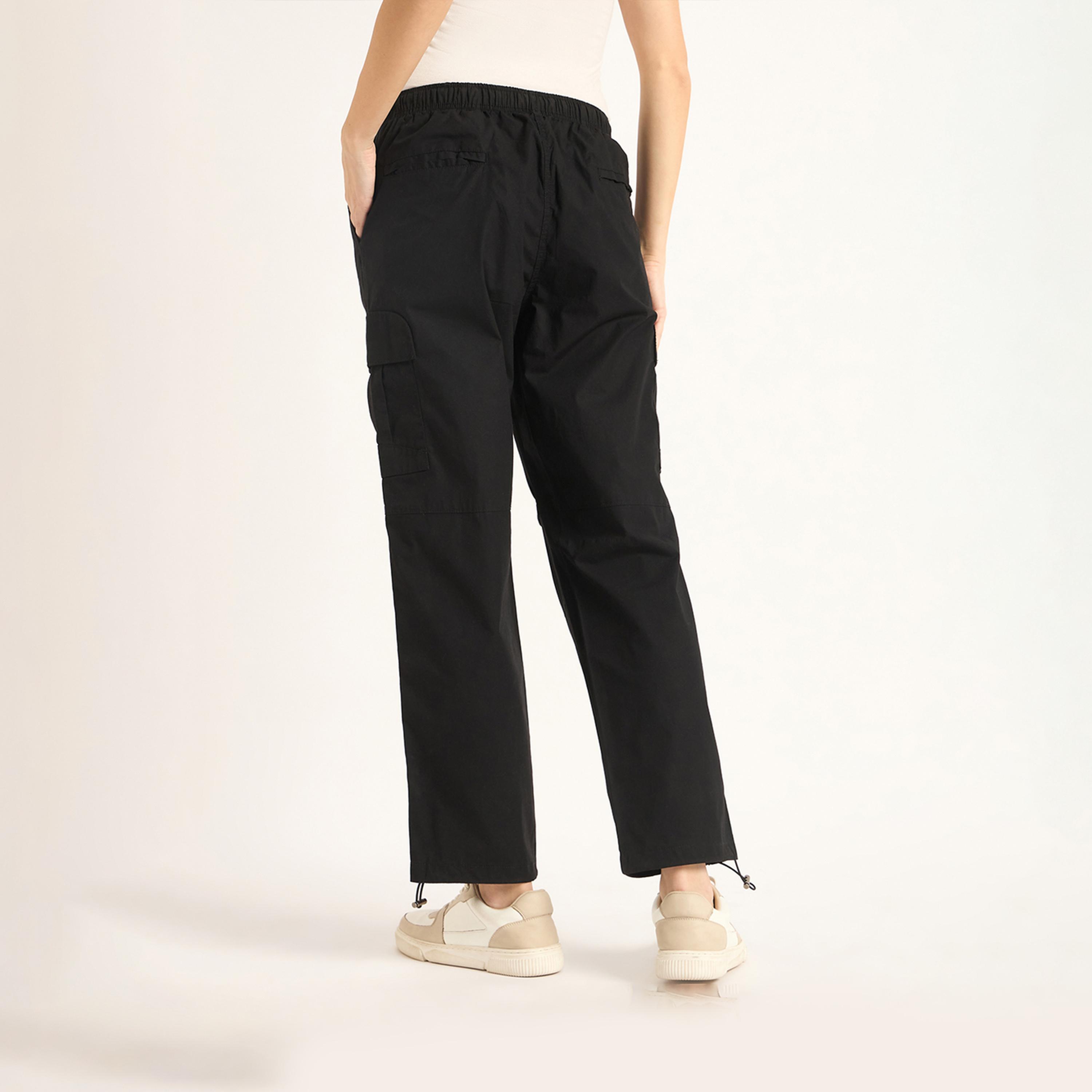 Femmella X Styli Black Cargo Pants-women-clothing-bottoms-trousers-image-3