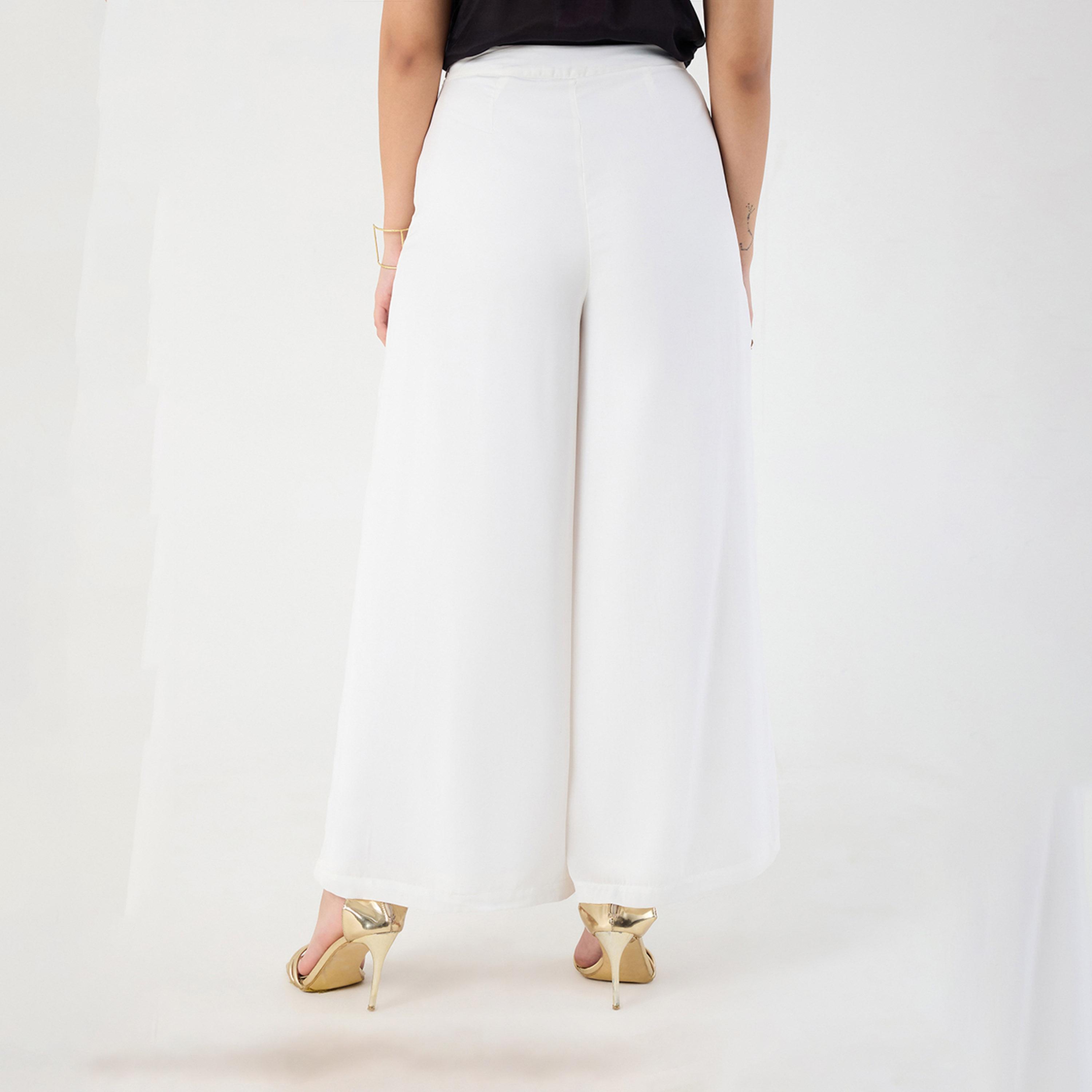 Femmella X Styli White Wide Leg Satin Pant-women-clothing-bottoms-trousers-image-2