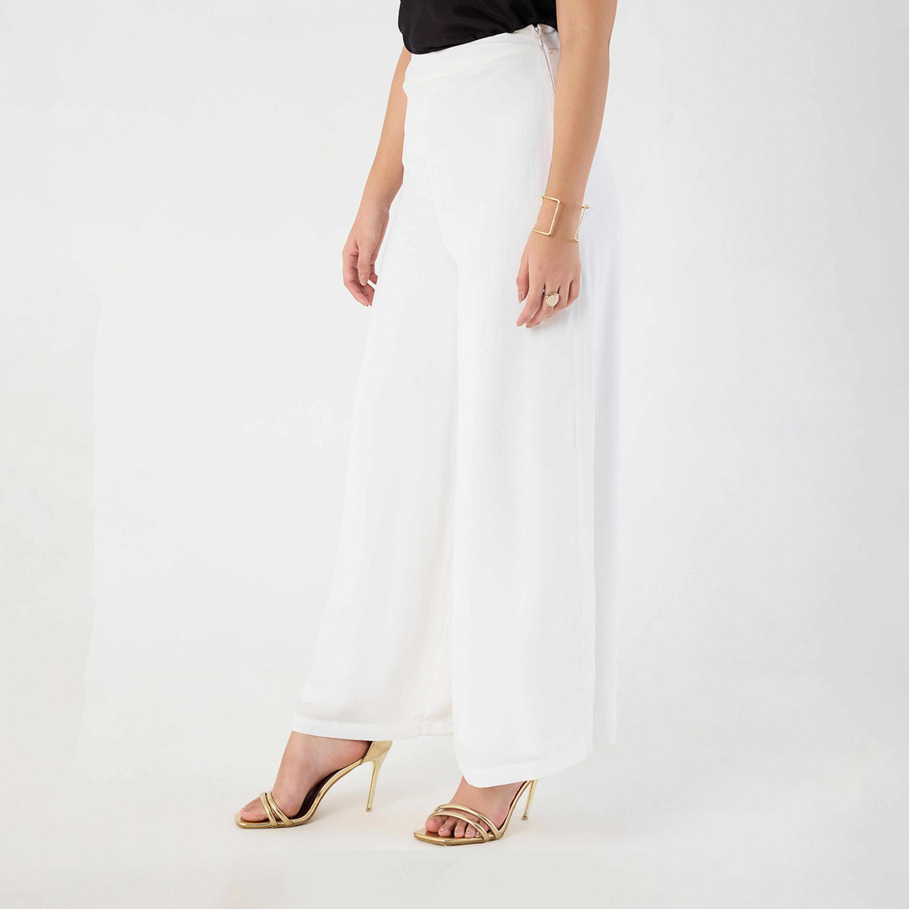 Femmella X Styli White Wide Leg Satin Pant-women-clothing-bottoms-trousers-image-3